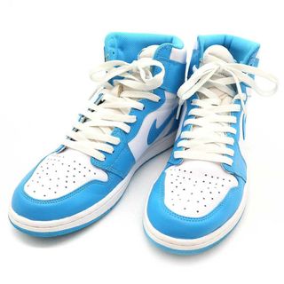 ナイキ(NIKE)のNIKE ナイキ AIR JORDAN 1 RETRO HIGH OG UNC スニーカー ブルー 28.5cm 555088-117(スニーカー)