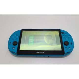 プレイステーションヴィータ(PlayStation Vita)のPlaystation Vita PCH2000 アクアブルー(携帯用ゲーム機本体)