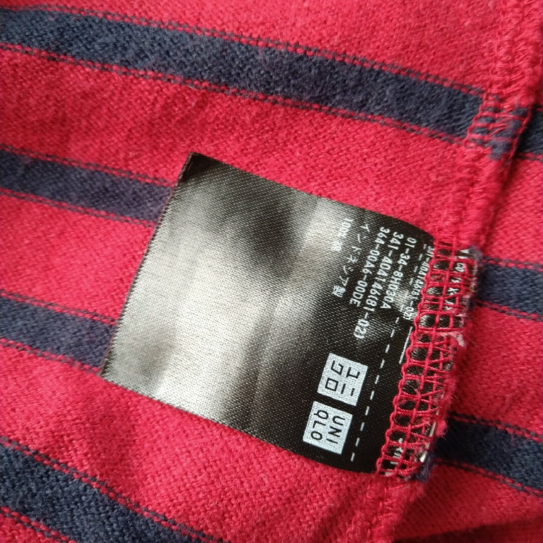 UNIQLO(ユニクロ)のUNIQLO　ボーダーロンTシャツ メンズのトップス(Tシャツ/カットソー(七分/長袖))の商品写真