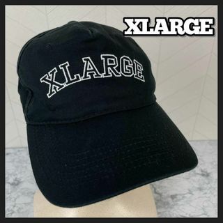 XLARGE - 完売品 XLARGE キャップ スナップバッグ 6Pパネル 3D 刺繍ロゴ 黒