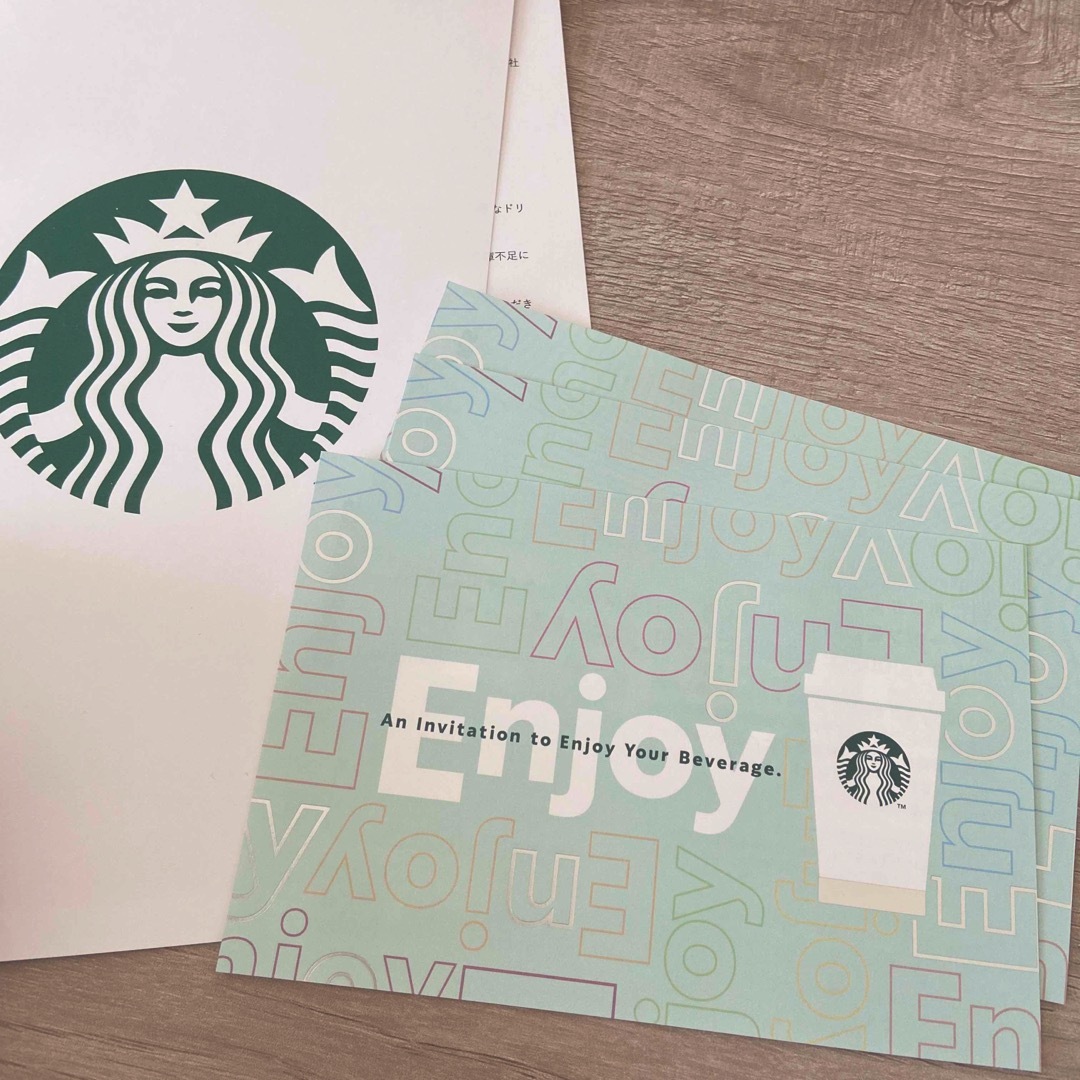 Starbucks(スターバックス)のスタバ　ドリンクチケット チケットの優待券/割引券(フード/ドリンク券)の商品写真