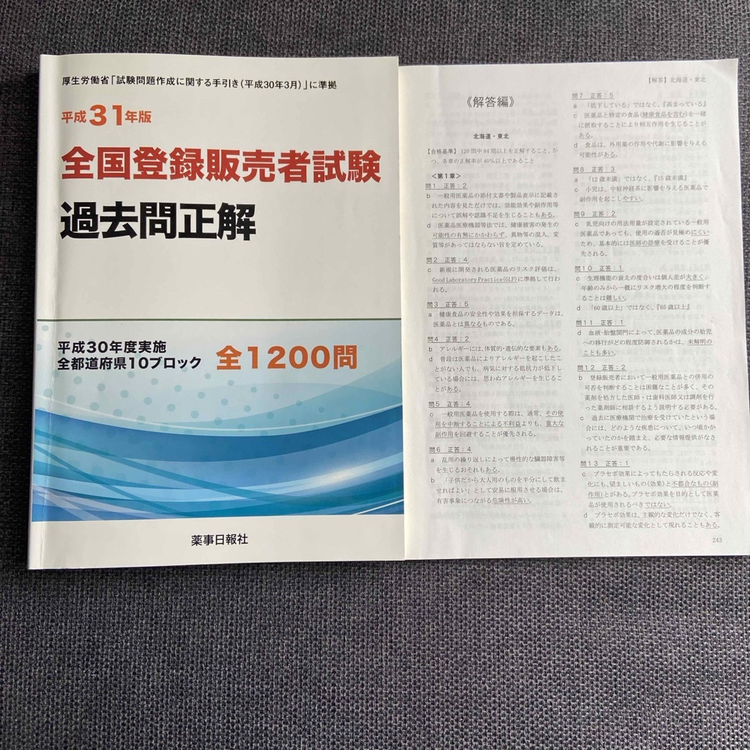 全国登録販売者試験過去問正解 エンタメ/ホビーの本(資格/検定)の商品写真