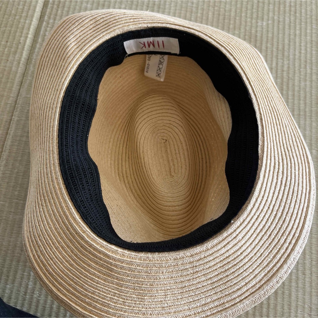 iiMK(アイアイエムケー)のレディース　麦わら帽子　日除けiimk Mサイズ春夏 レディースの帽子(麦わら帽子/ストローハット)の商品写真