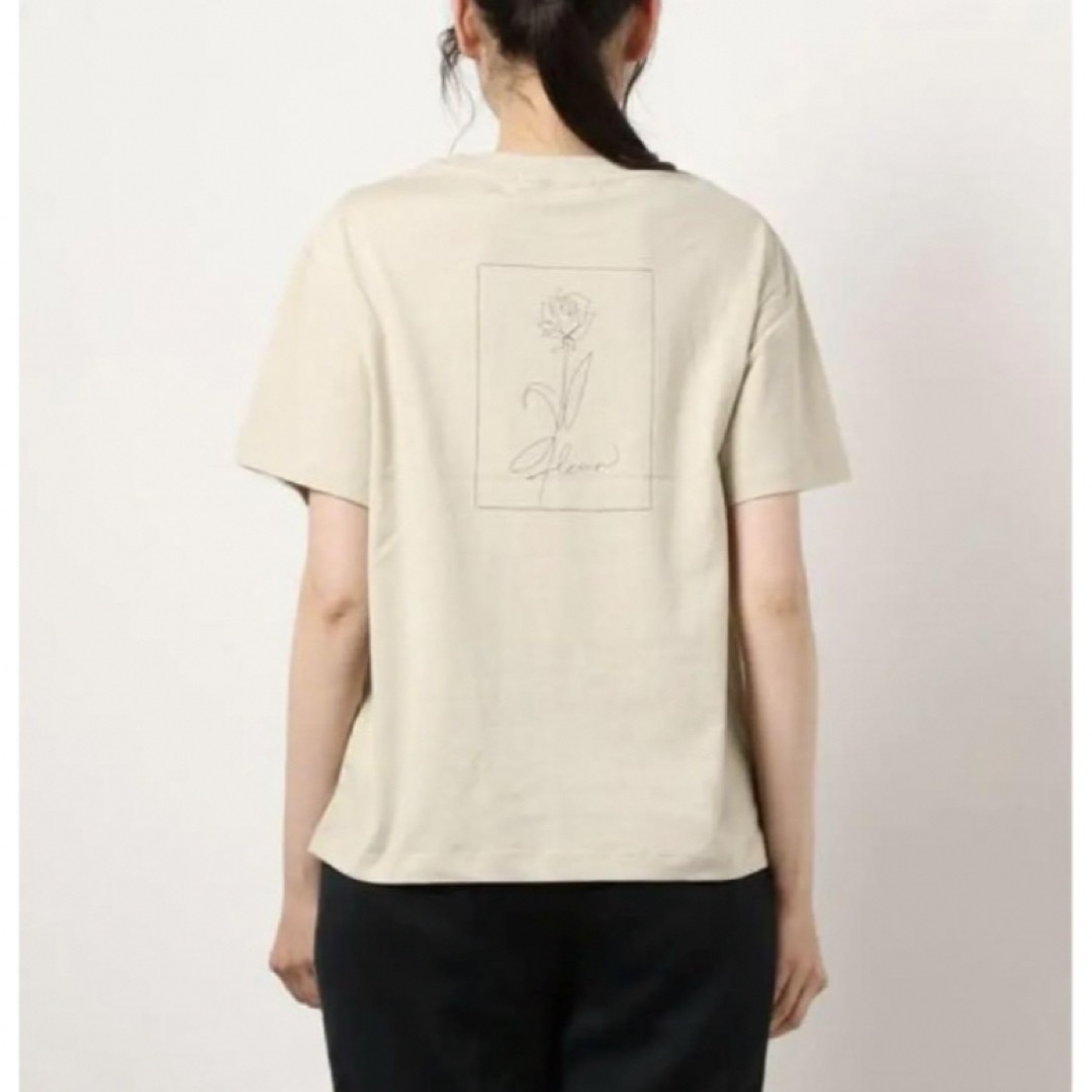Lugnoncure(ルノンキュール)のLugnoncure ドローイング風プリントTシャツ  新品未使用 タグ付き レディースのトップス(Tシャツ(半袖/袖なし))の商品写真