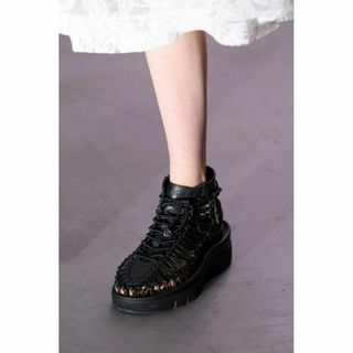 ノワールケイニノミヤ(noir kei ninomiya)のKEEN キーン ノワール NOIR コラボ コラボレーション 25cm 黒(スニーカー)