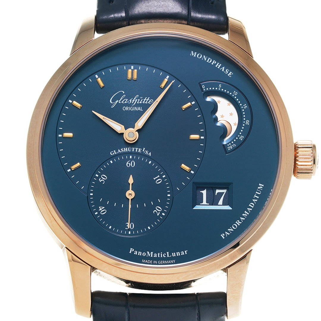 Glashutte Original(グラスヒュッテオリジナル)の中古 グラスヒュッテ オリジナル GLASHUTTE ORIGINAL 1-90-02-11-35-50 ガルバニックブルー メンズ 腕時計 メンズの時計(腕時計(アナログ))の商品写真