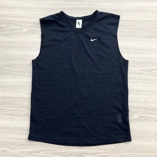 ナイキ(NIKE)のNIKE LAB メッシュ タンクトップ ノースリーブ ナイキラボ ブラック(Tシャツ/カットソー(半袖/袖なし))