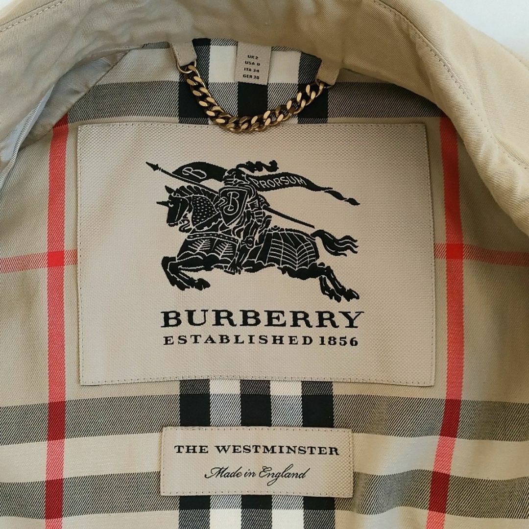 BURBERRY(バーバリー)のBURBERRY PRORSUM バーバリープローサム THE WEST MINSTER トレンチコート ミディアム ベージュ UK2 3900848 レディースのジャケット/アウター(トレンチコート)の商品写真