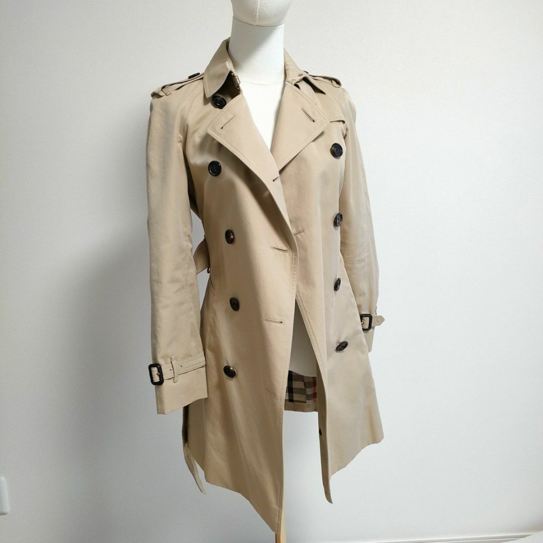 BURBERRY(バーバリー)のBURBERRY PRORSUM バーバリープローサム THE WEST MINSTER トレンチコート ミディアム ベージュ UK2 3900848 レディースのジャケット/アウター(トレンチコート)の商品写真