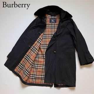 バーバリー(BURBERRY)のBurberry バーバリー　ロングコート　裏地ノバチェック　イギリス製(ロングコート)