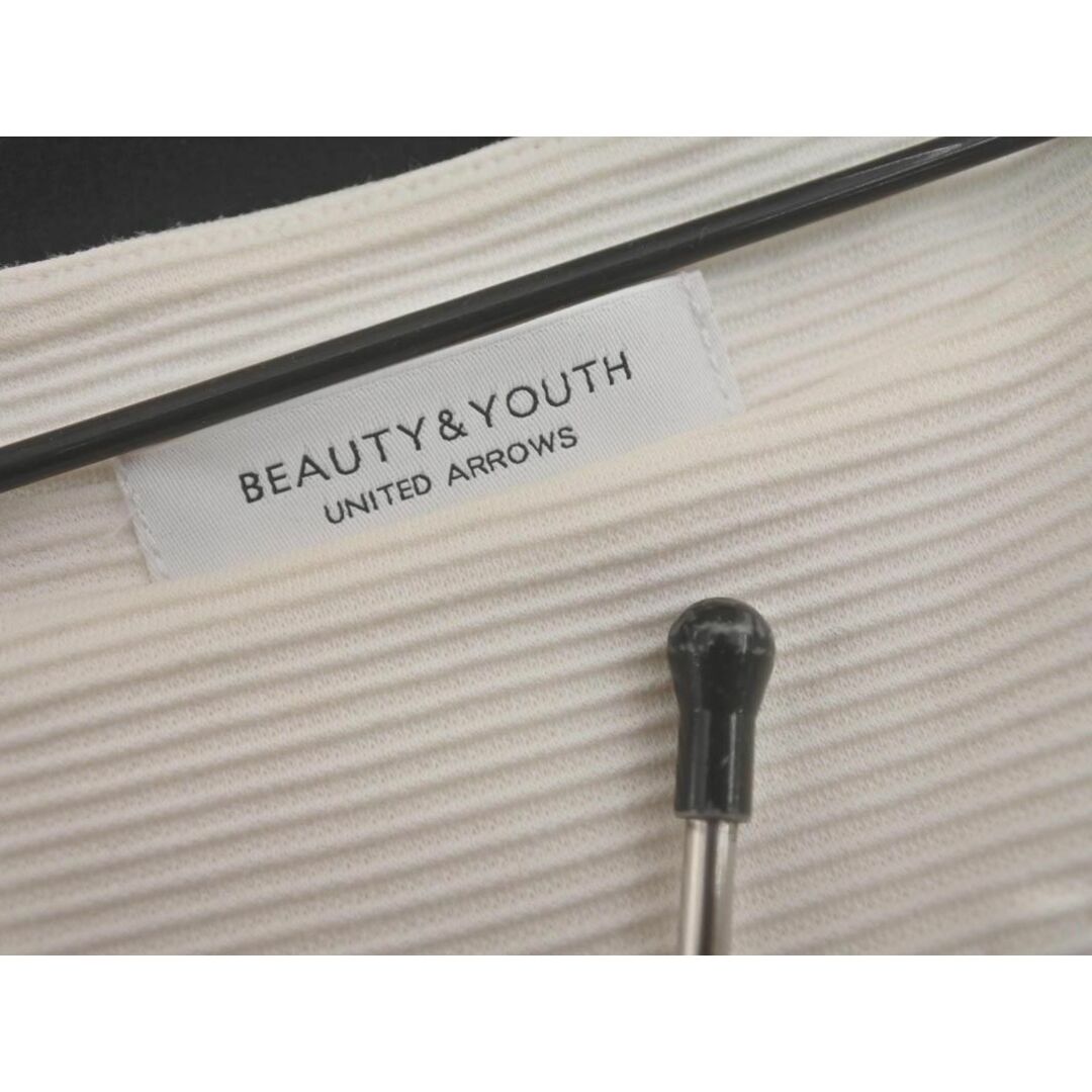 UNITED ARROWS(ユナイテッドアローズ)のBEAUTY & YOUTH ビューティ&ユース ユナイテッドアローズ ボートネック カットソー オフホワイト ■◇ レディース レディースのトップス(カットソー(長袖/七分))の商品写真