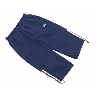 アディダス(adidas)のadidas アディダス 裏地メッシュ 6分丈 パンツ sizeS/紺 ■◇ レディース(その他)