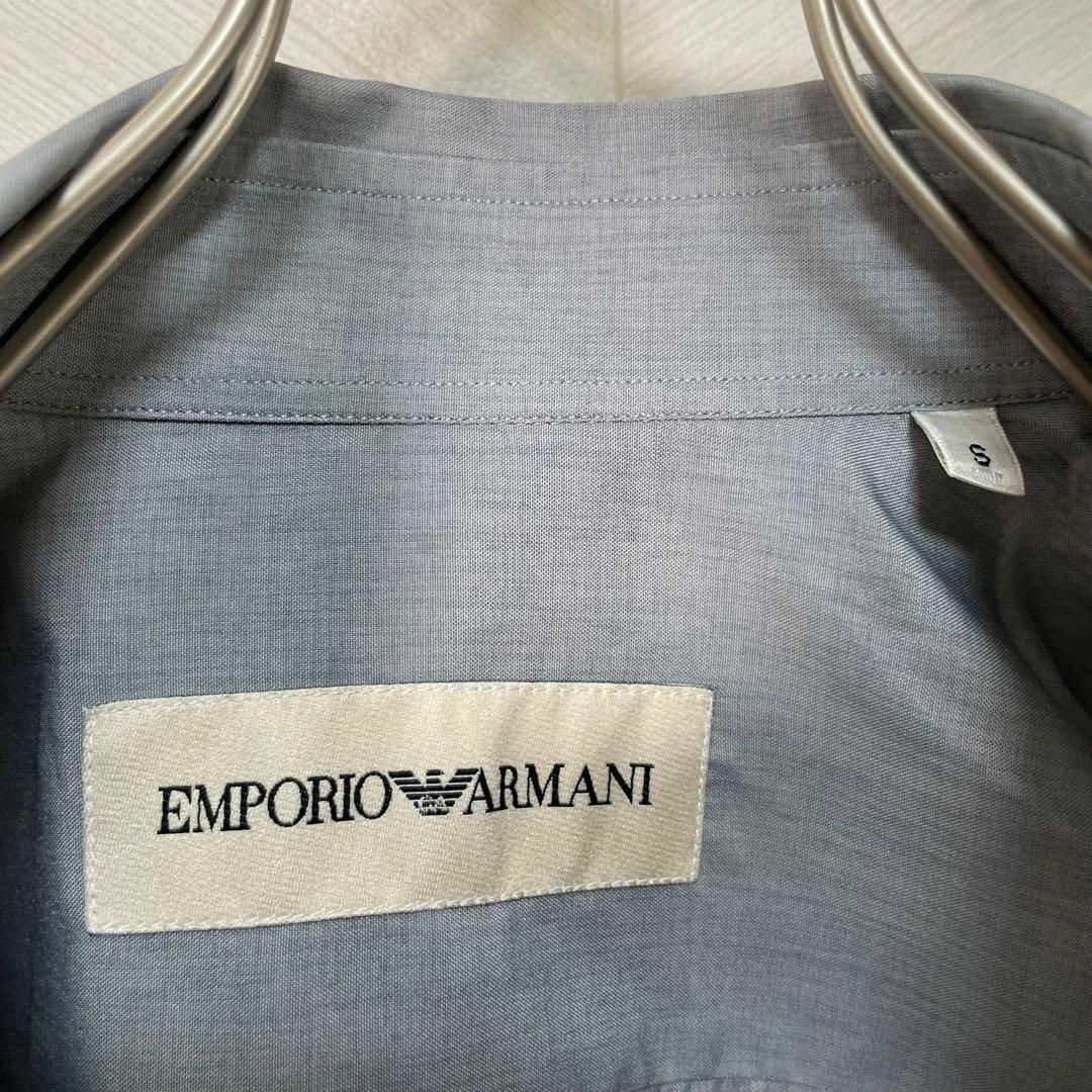 Emporio Armani(エンポリオアルマーニ)のエンポリオ アルマーニ シャツ 長袖 ドレスシャツ ワイシャツ グレー メンズ メンズのトップス(シャツ)の商品写真
