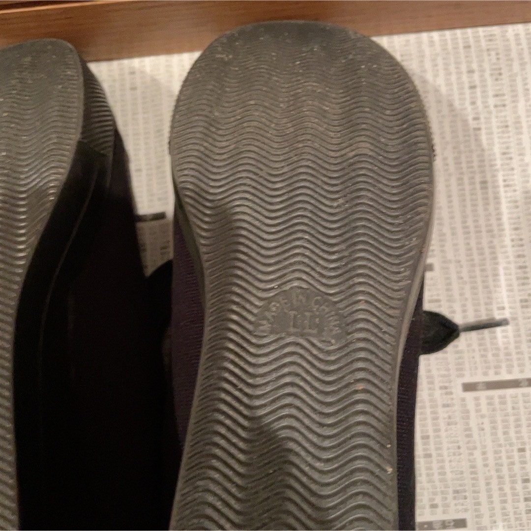 amica 厚底シューズ　シューズ　ブラック　黒　靴 レディースの靴/シューズ(スニーカー)の商品写真