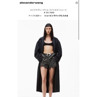 Alexander Wang - 【タグ付き】アレキサンダーワン　ショートパンツ