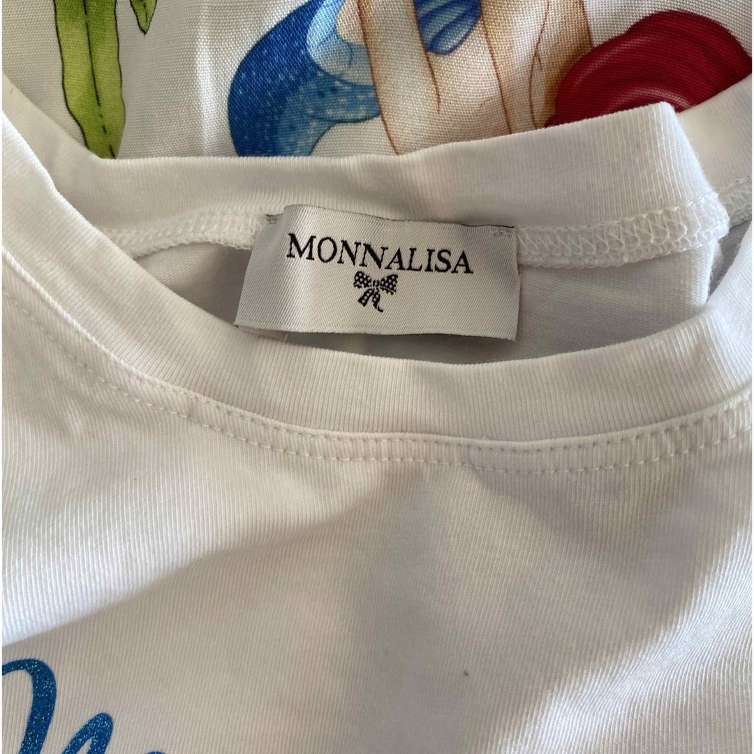 MONNALISA(モナリザ)のモナリザキッズ☆Tシャツ☆size8 キッズ/ベビー/マタニティのキッズ服女の子用(90cm~)(Tシャツ/カットソー)の商品写真