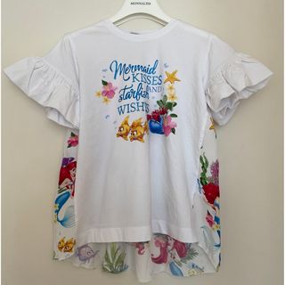 モナリザ(MONNALISA)のモナリザキッズ☆Tシャツ☆size8(Tシャツ/カットソー)