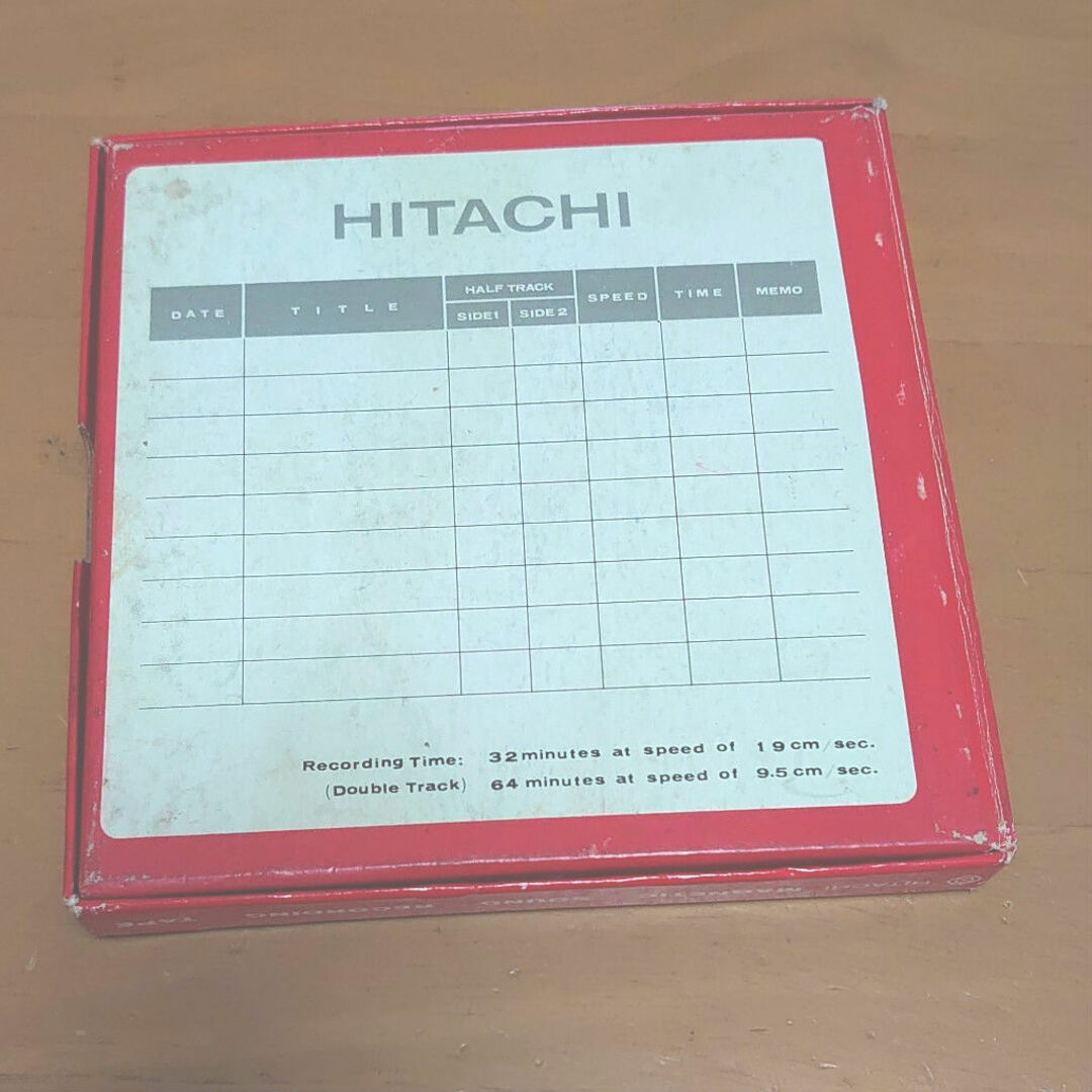 日立(ヒタチ)のオープンリール HITACHI 磁気サウンドテープ 録音テープ185m スマホ/家電/カメラのオーディオ機器(その他)の商品写真