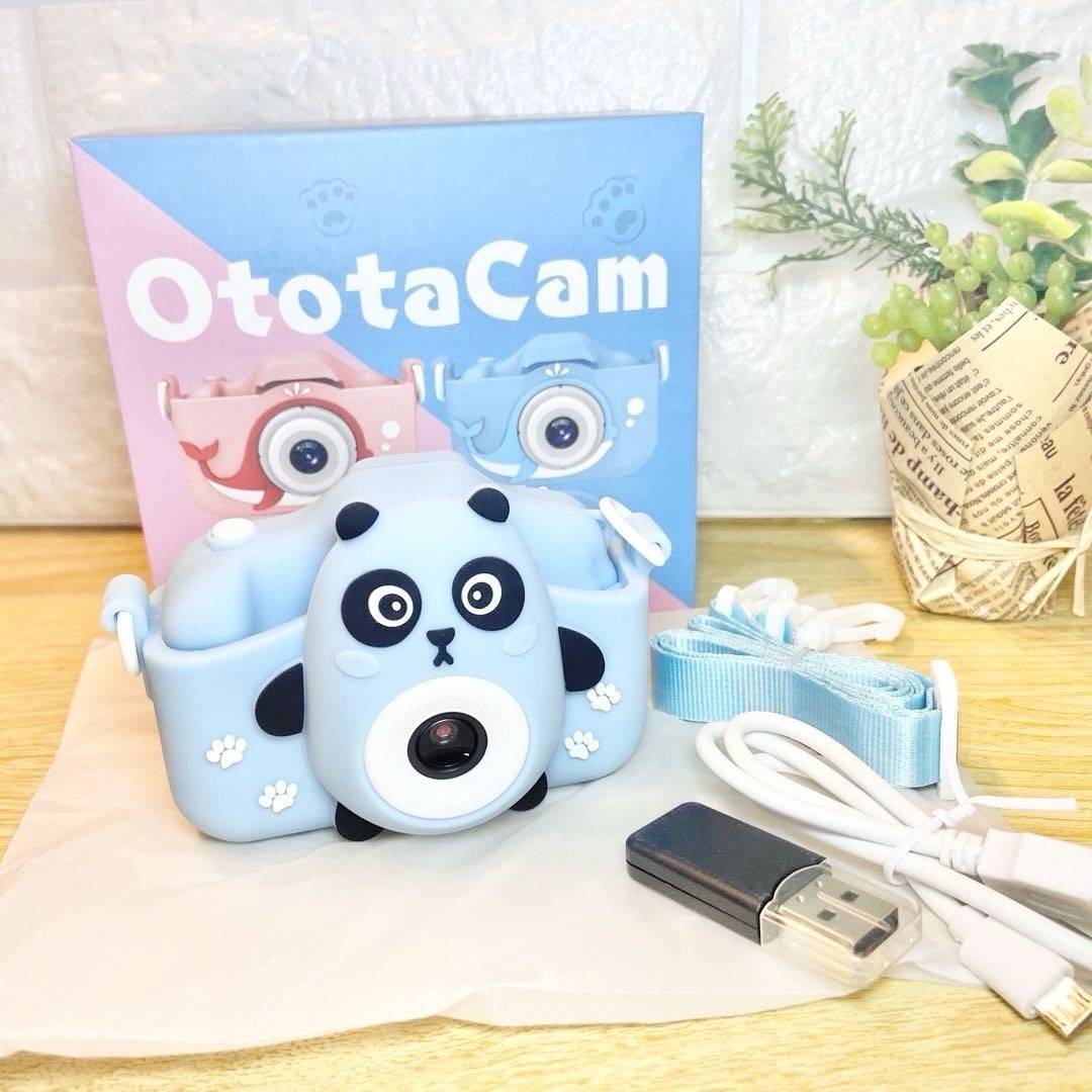 キッズカメラ トイカメラ 子供用カメラ USB充電 32GB メモリーカード付 キッズ/ベビー/マタニティのおもちゃ(知育玩具)の商品写真