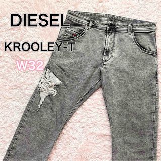 DIESEL - DIESEL KROOLEY-T W32 ジョグジーンズ　ブラック　グレー