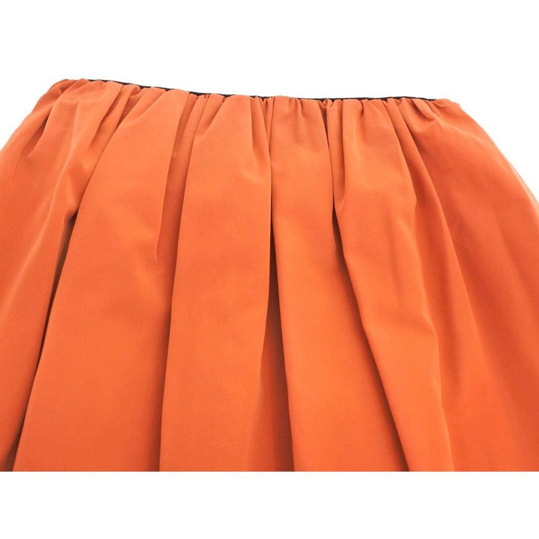 OPAQUE(オペーク)のOPAQUE オペーク Aライン 台形 スカート size40/オレンジ ■■ レディース レディースのスカート(ひざ丈スカート)の商品写真