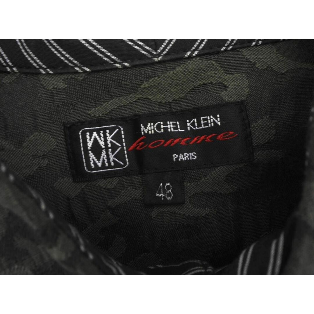 MICHEL KLEIN(ミッシェルクラン)のMICHEL KLEIN ミッシェルクラン HOMME 迷彩 シャツ size48/カーキ ■◇ メンズ メンズのトップス(シャツ)の商品写真