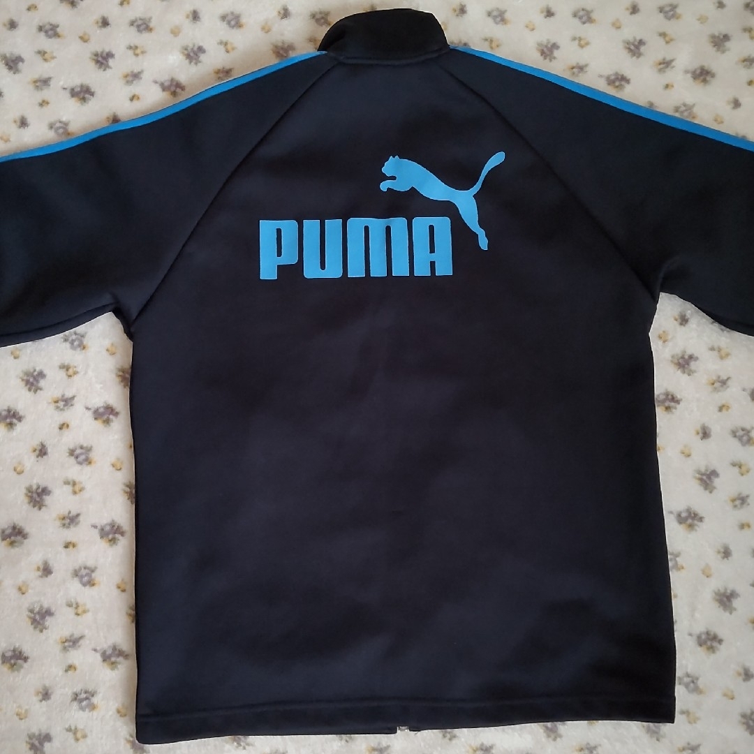 PUMA(プーマ)の130 プーマ　ジャージ上　ネイビー　少し厚手 キッズ/ベビー/マタニティのキッズ服男の子用(90cm~)(ジャケット/上着)の商品写真