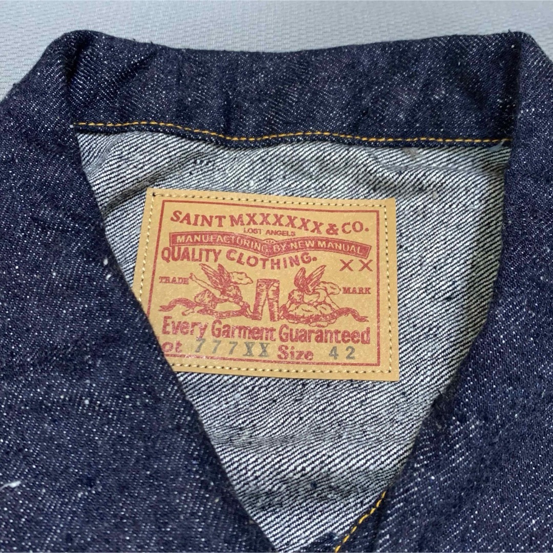 SAINT Mxxxxxx BerBerJin ベルベルジン セントマイケル メンズのジャケット/アウター(Gジャン/デニムジャケット)の商品写真