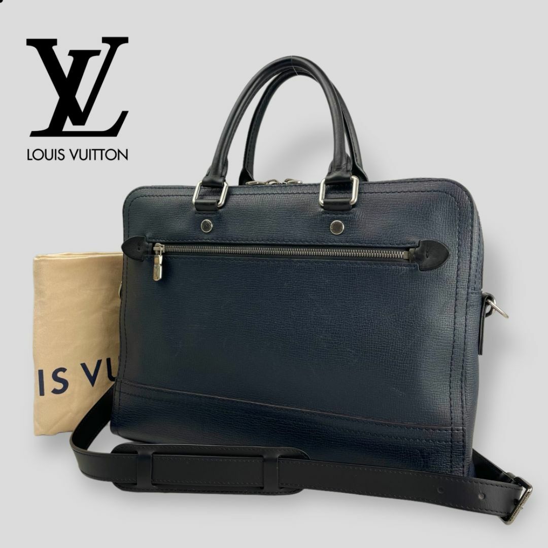 LOUIS VUITTON(ルイヴィトン)の■ルイ ヴィトン■ ユタ キャニオン 2WAYビジネスバッグ ブルーマリーヌ メンズのバッグ(ビジネスバッグ)の商品写真