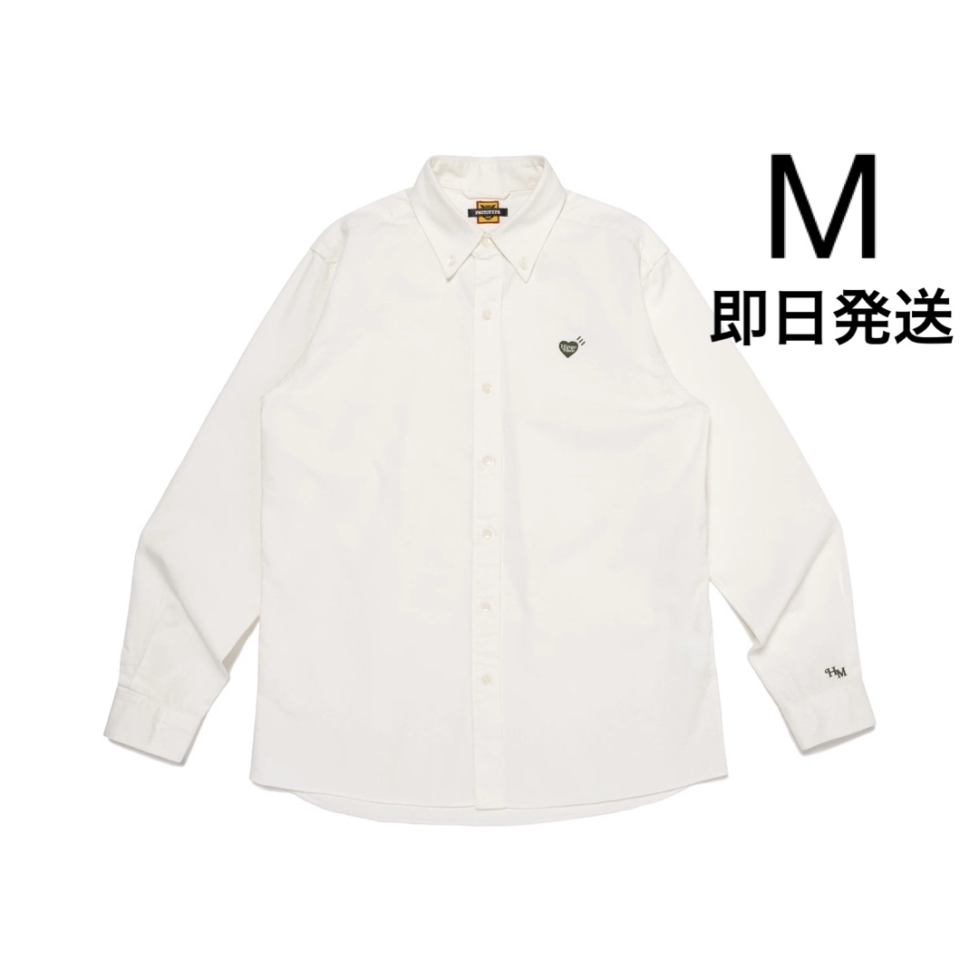 HUMAN MADE(ヒューマンメイド)のHUMANMADE ヒューマンメイド TWILL BD SHIRT White メンズのトップス(シャツ)の商品写真