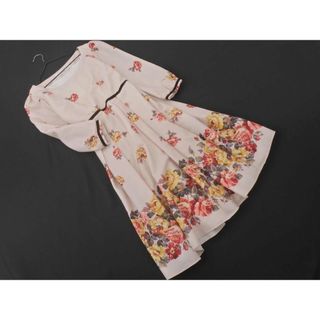 tocco - 新品 tocco closet トッコクローゼット 花柄 Aライン ワンピース sizeM/ピンク ■◇ レディース