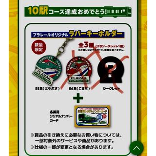 ジェイアール(JR)のプラレールスタンプラリー2024はやぶさ　E５系(鉄道)