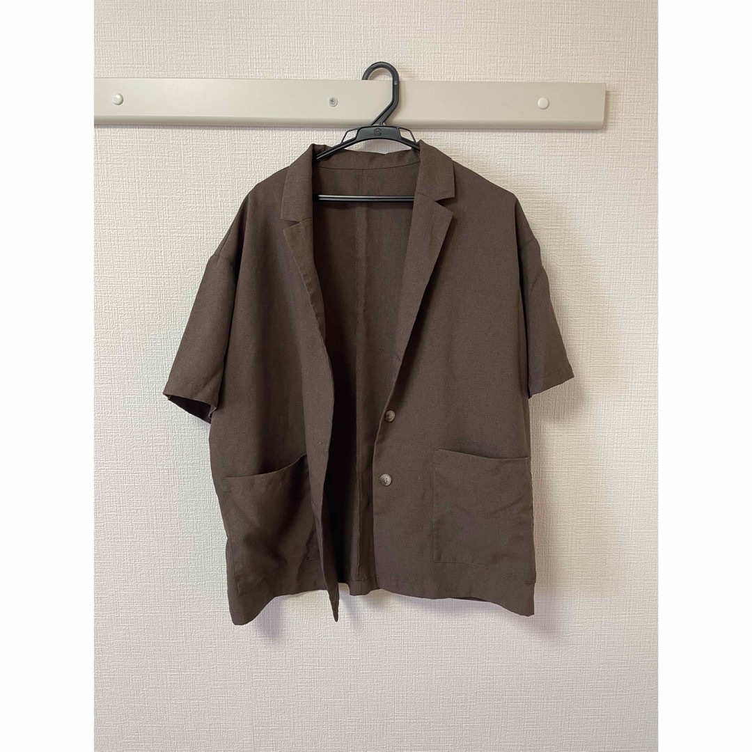GU(ジーユー)のライトオーバーサイズシャツジャケット5分丈　GU レディースのジャケット/アウター(その他)の商品写真