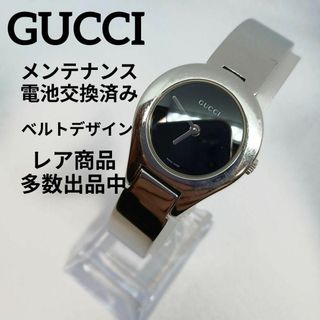 品質検査済 腕時計 グッチ 715美品 - GUCCI クォーツ ベルトデザインの通販|ラクマ 6700L ラウンド 時計