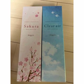 メルシーユー(mercyu)のmercyu☆リードディフューザー☆SAKURA☆Clean Air☆2本セット(アロマディフューザー)