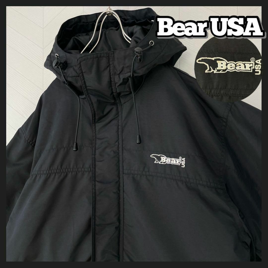 Bear USA(ベアー)の希少 90s Bear USA 中綿 ナイロンジャケット 肉厚 太アームゆるだぼ メンズのジャケット/アウター(ダウンジャケット)の商品写真