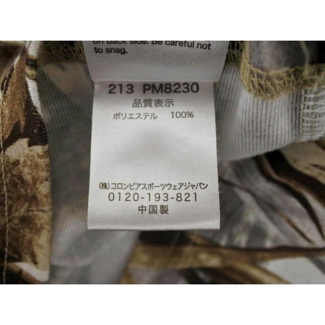 Columbia(コロンビア)のColumbia コロンビア PM8230 総柄 オムニウィック Tシャツ sizeM/白 ■◇ メンズ メンズのトップス(Tシャツ/カットソー(七分/長袖))の商品写真