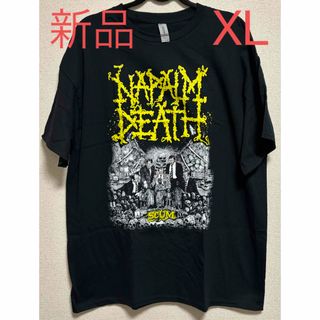 新品　Napalm Death SCUM Tシャツ　XLサイズ　ナパームデス(Tシャツ/カットソー(半袖/袖なし))