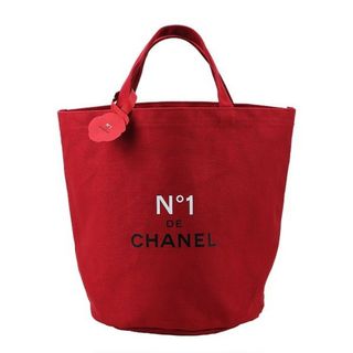 シャネル(CHANEL)のシャネル  トートバッグ　赤　ノベルティ品(トートバッグ)