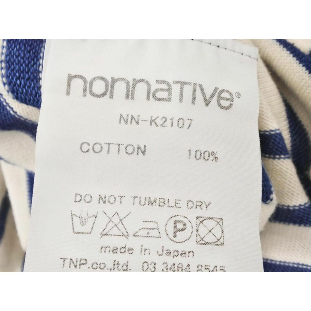 nonnative(ノンネイティブ)のnonnative ノンネイティブ ボーダー カーディガン size0/オフホワイト ■◇ メンズ メンズのトップス(カーディガン)の商品写真