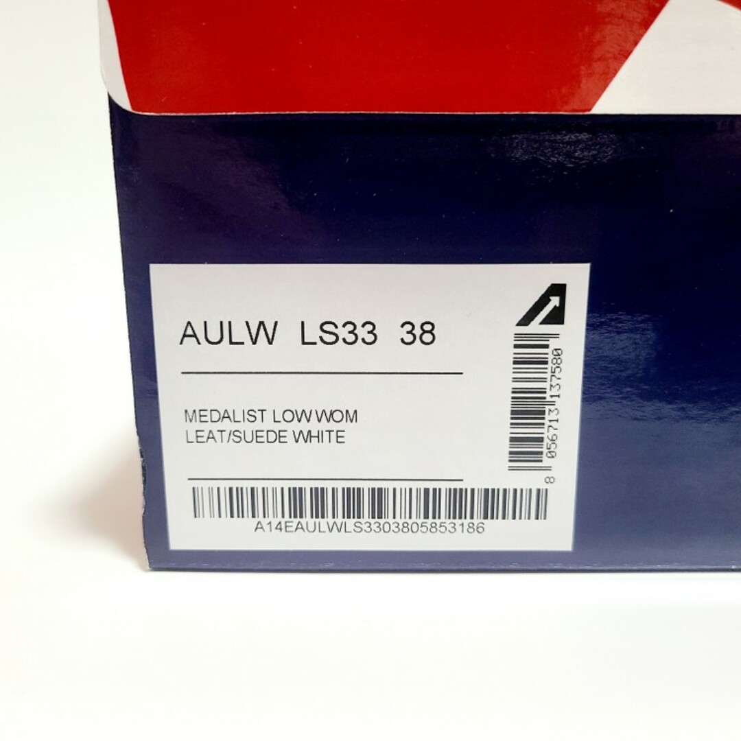 【新品】AUTRY MEDALIST LOW スニーカー ホワイト   38 レディースの靴/シューズ(スニーカー)の商品写真