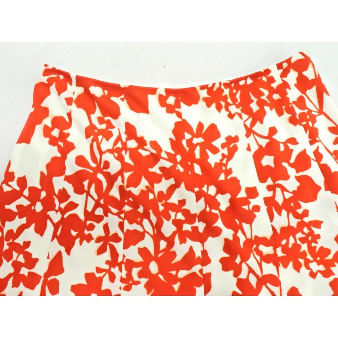 anySiS(エニィスィス)のany SiS エニィスィス 総柄 膝丈 スカート size2/白ｘ赤 ■◇ レディース レディースのスカート(ひざ丈スカート)の商品写真