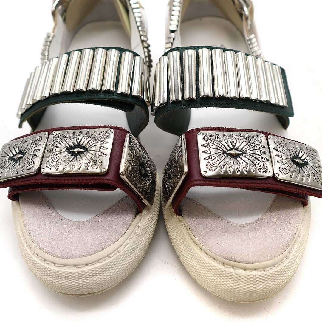 TOGA(トーガ)のTOGA PULLA トーガ プルラ BEAMS別注 19SS METAL SNEAKER SANDALS メタルスニーカーサンダル ホワイト 37 613302946880116 レディースの靴/シューズ(サンダル)の商品写真