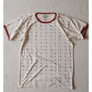 ダブルアールエル(RRL)の新品*RRL*ジャージー グラフィック リンガー Tシャツ *Mダブルアールエル(Tシャツ/カットソー(半袖/袖なし))