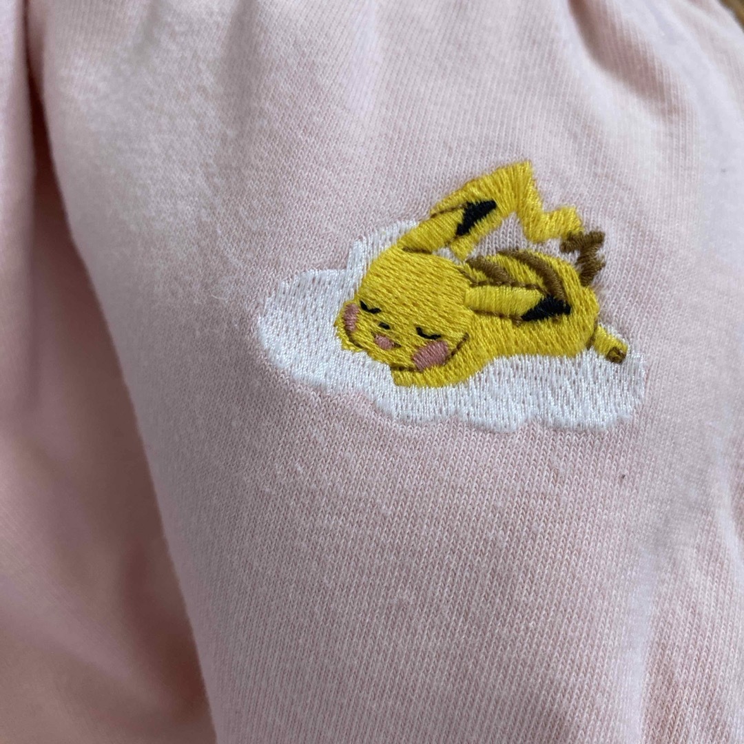 UNIQLO(ユニクロ)のUNIQLO kids ポケモン イーブイ 半袖パジャマ&ステテコ キッズ/ベビー/マタニティのキッズ服女の子用(90cm~)(パジャマ)の商品写真