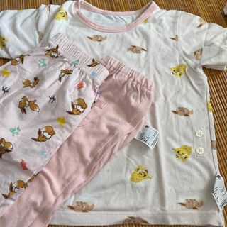 UNIQLO kids ポケモン イーブイ 半袖パジャマ&ステテコ