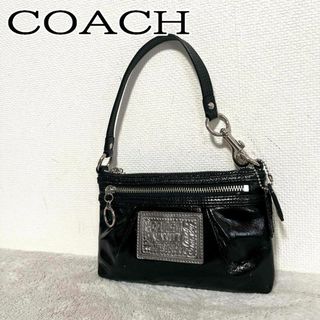 コーチ(COACH)の美品✨COACH コーチハンドバッグトートバッグブラック黒(トートバッグ)