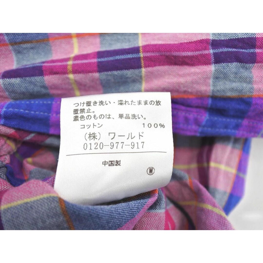 UNTITLED(アンタイトル)のUNTITLED アンタイトル チェック シャツ size2/ピンク ■◇ レディース レディースのトップス(シャツ/ブラウス(長袖/七分))の商品写真