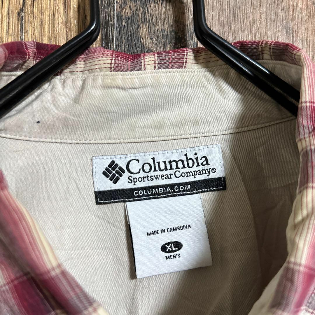 Columbia(コロンビア)のコロンビア USA古着 ボタンダウン 長袖 シャツ アウトドア チェック XL メンズのトップス(シャツ)の商品写真