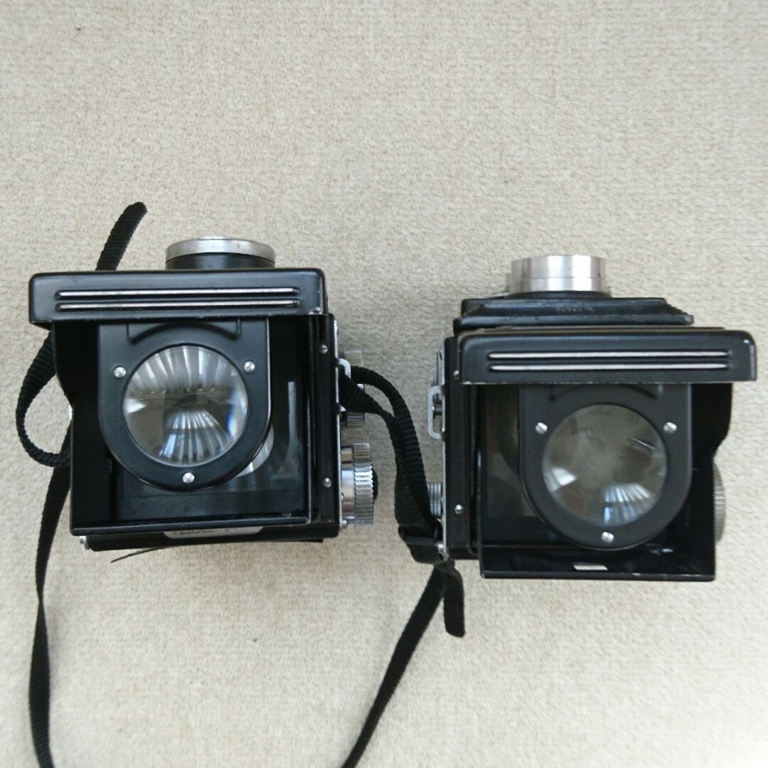 ２眼レフ ヤシカ YashicaFlex ２台セット スマホ/家電/カメラのカメラ(フィルムカメラ)の商品写真